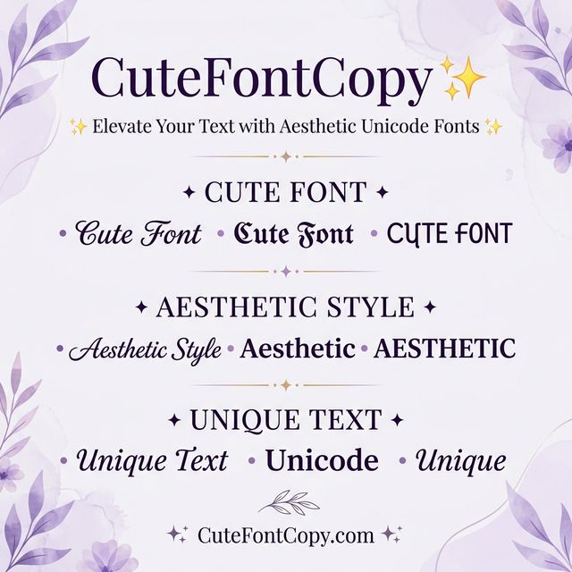 Cute Font Copy and Paste ✨ · Twitter