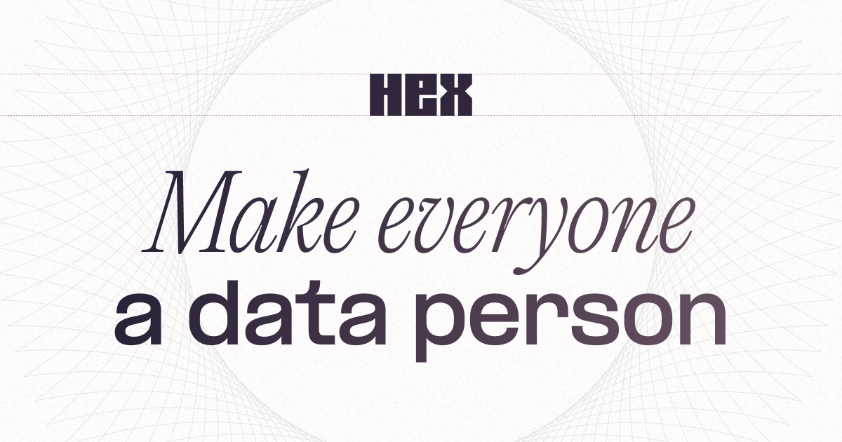 Hex: The Analytics platform for humans and agents · Twitter