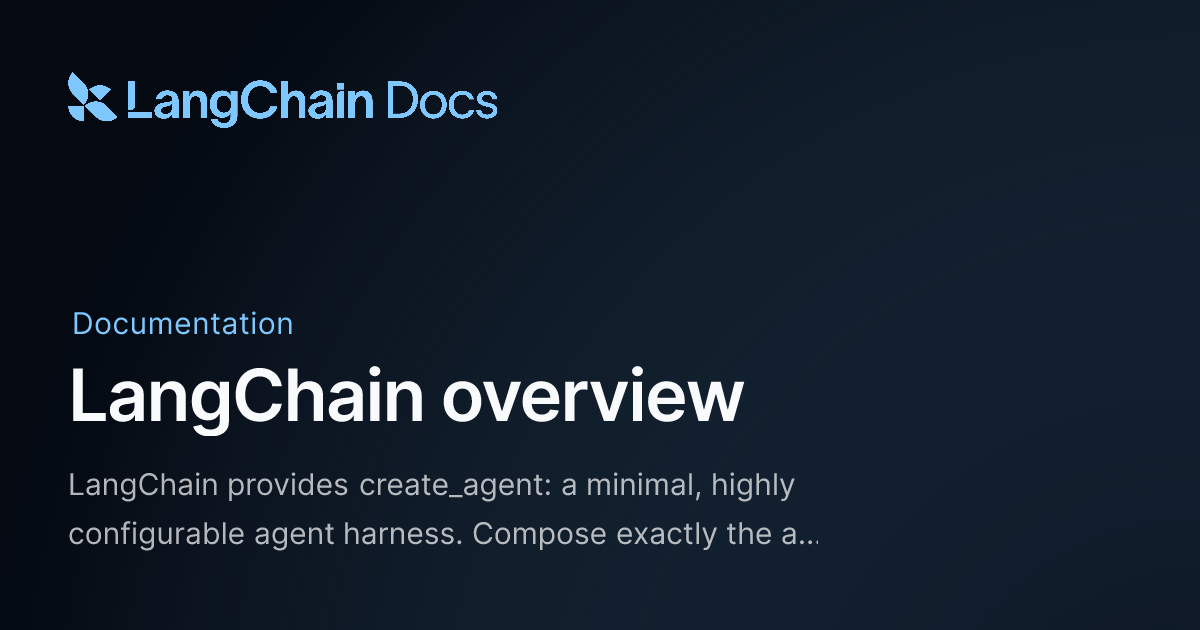 Home - Docs by LangChain · Twitter