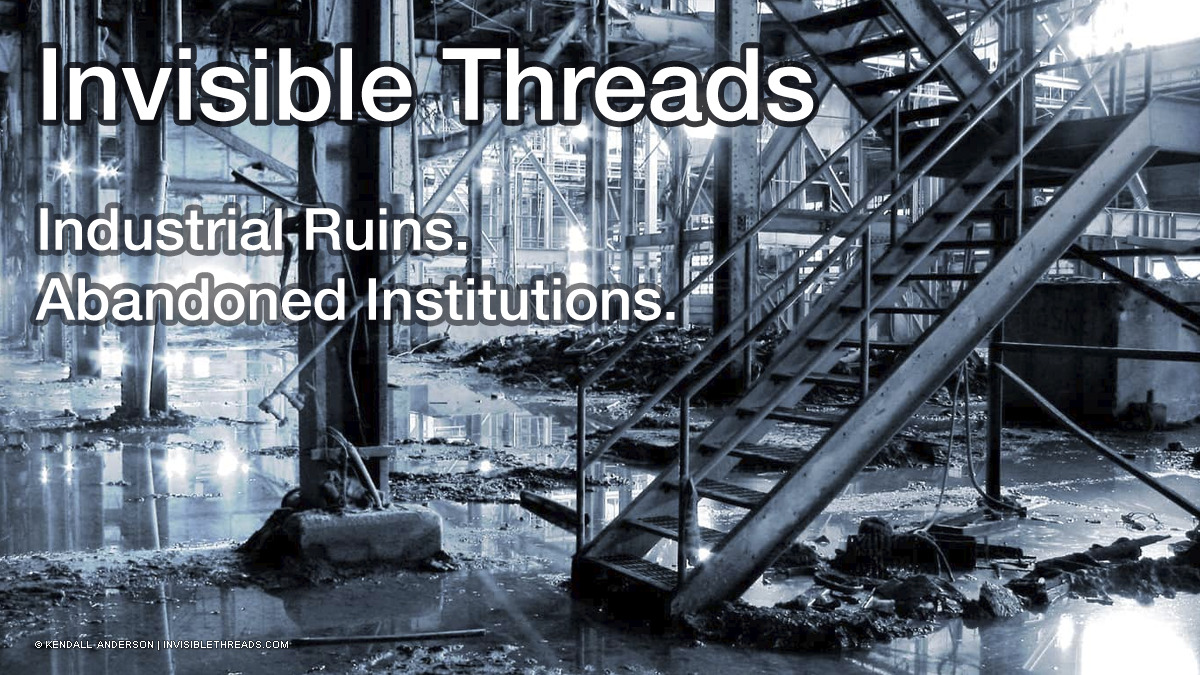 Photography, focusing on industrial decay and abandoned institutions. The photography galleries at Invisible Threads document power stations, industry, factories and institutions that have been forgotten over time.