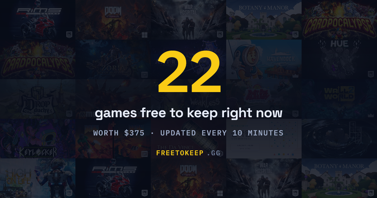 freetokeep.gg — games free to keep right now