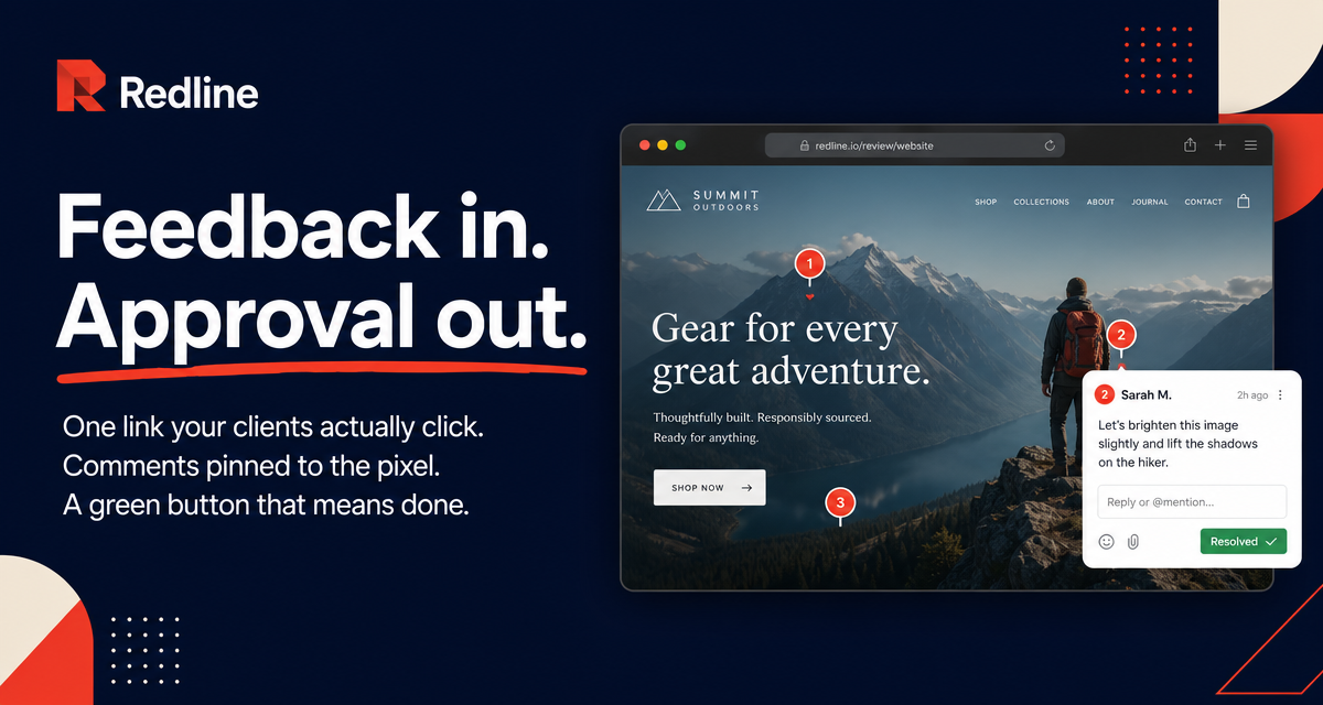 Redline — design feedback that doesn't get lost · Twitter