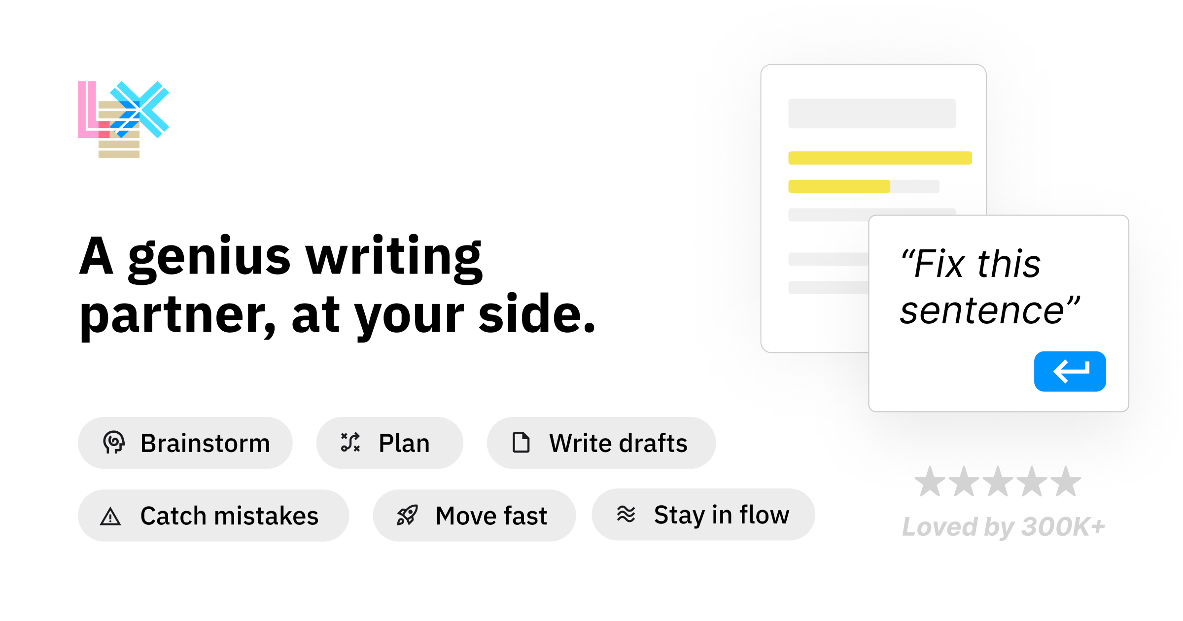 Collaborative documents, with powerful AI editing tools | Lex · Twitter