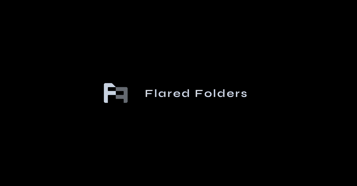 Flared Folders Banner