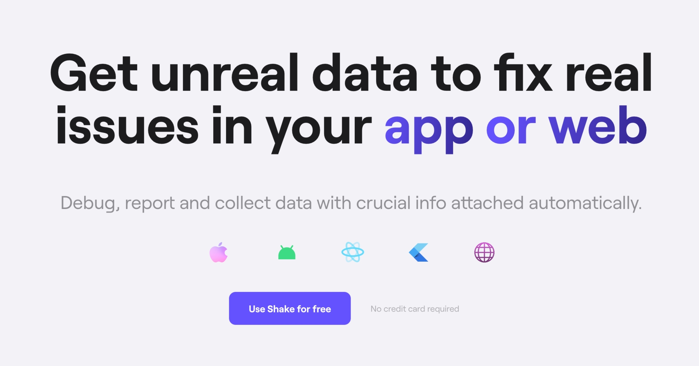 Bug and crash reporting for mobile apps and websites | Shake · Twitter