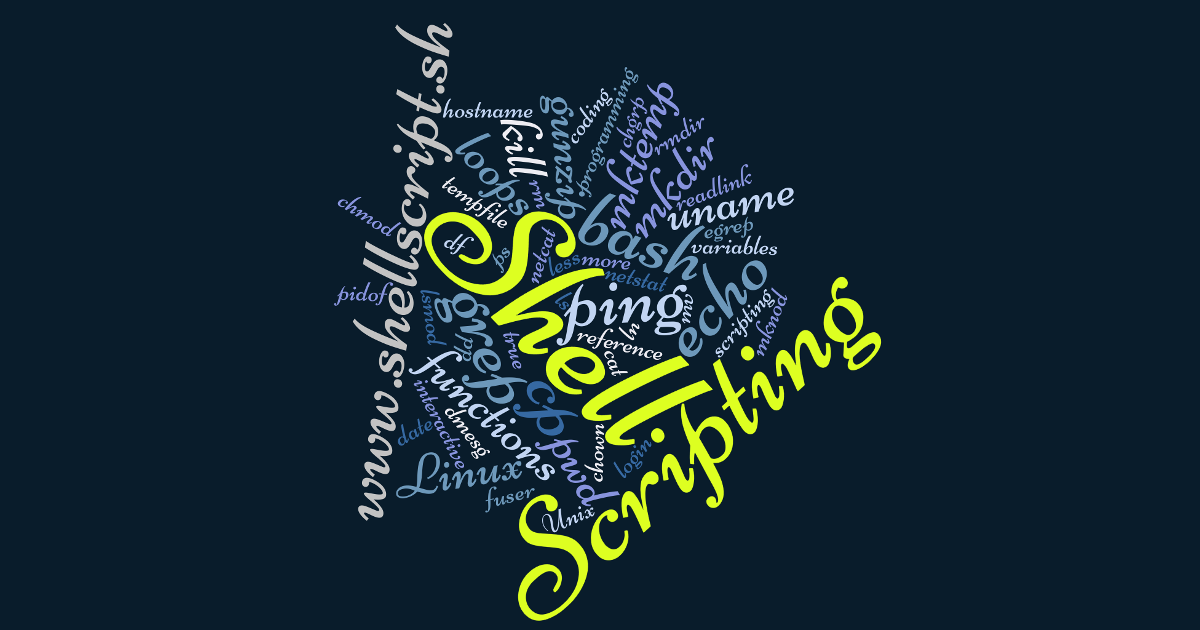 Shell Scripting Tutorial · Twitter