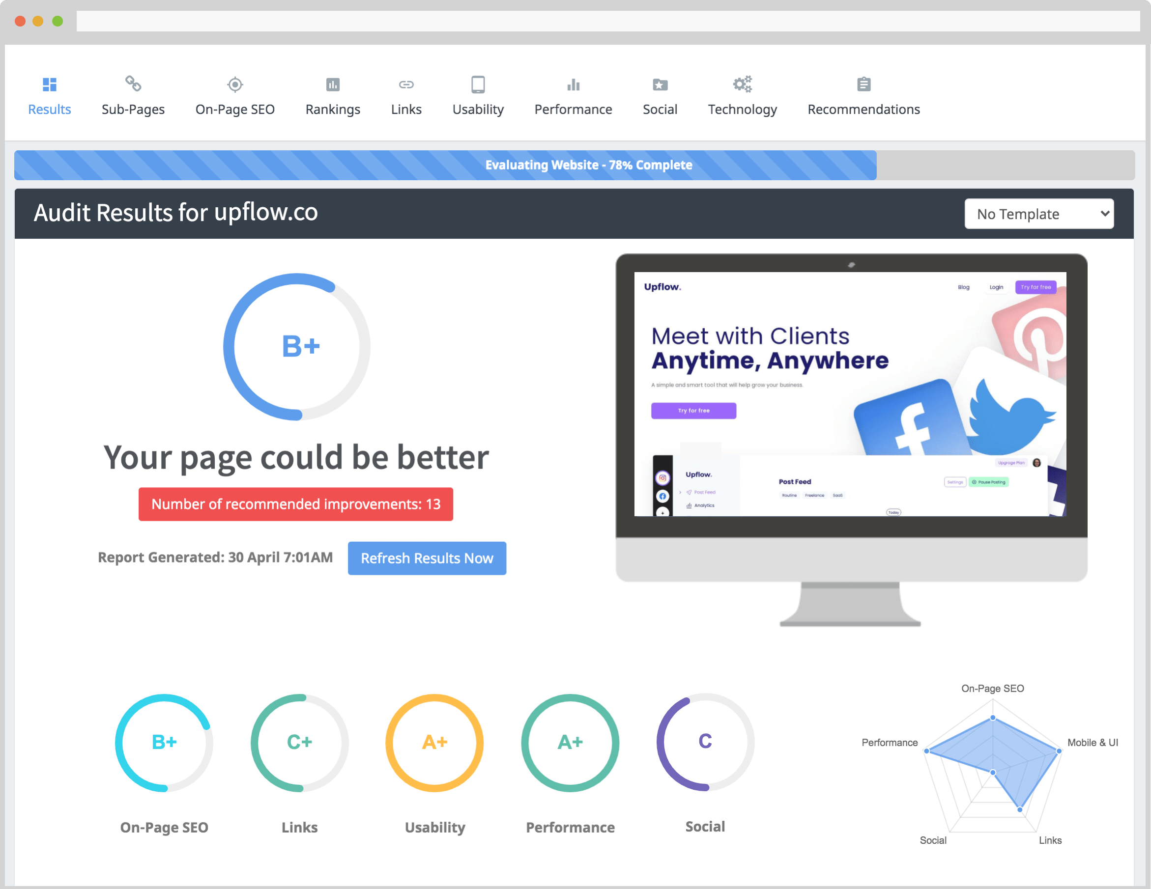 Analyze Websites With Free SEO Audit & Reporting Tool - SEOptimer · Twitter