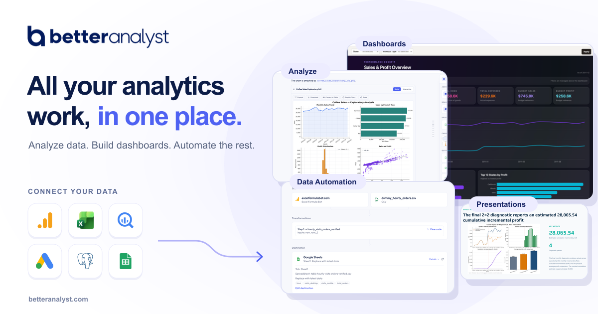 AI Data Analytics - Better Analyst
