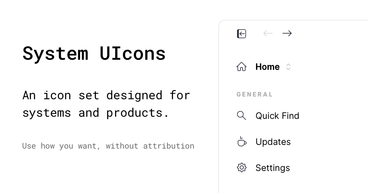 System UIcons · Twitter