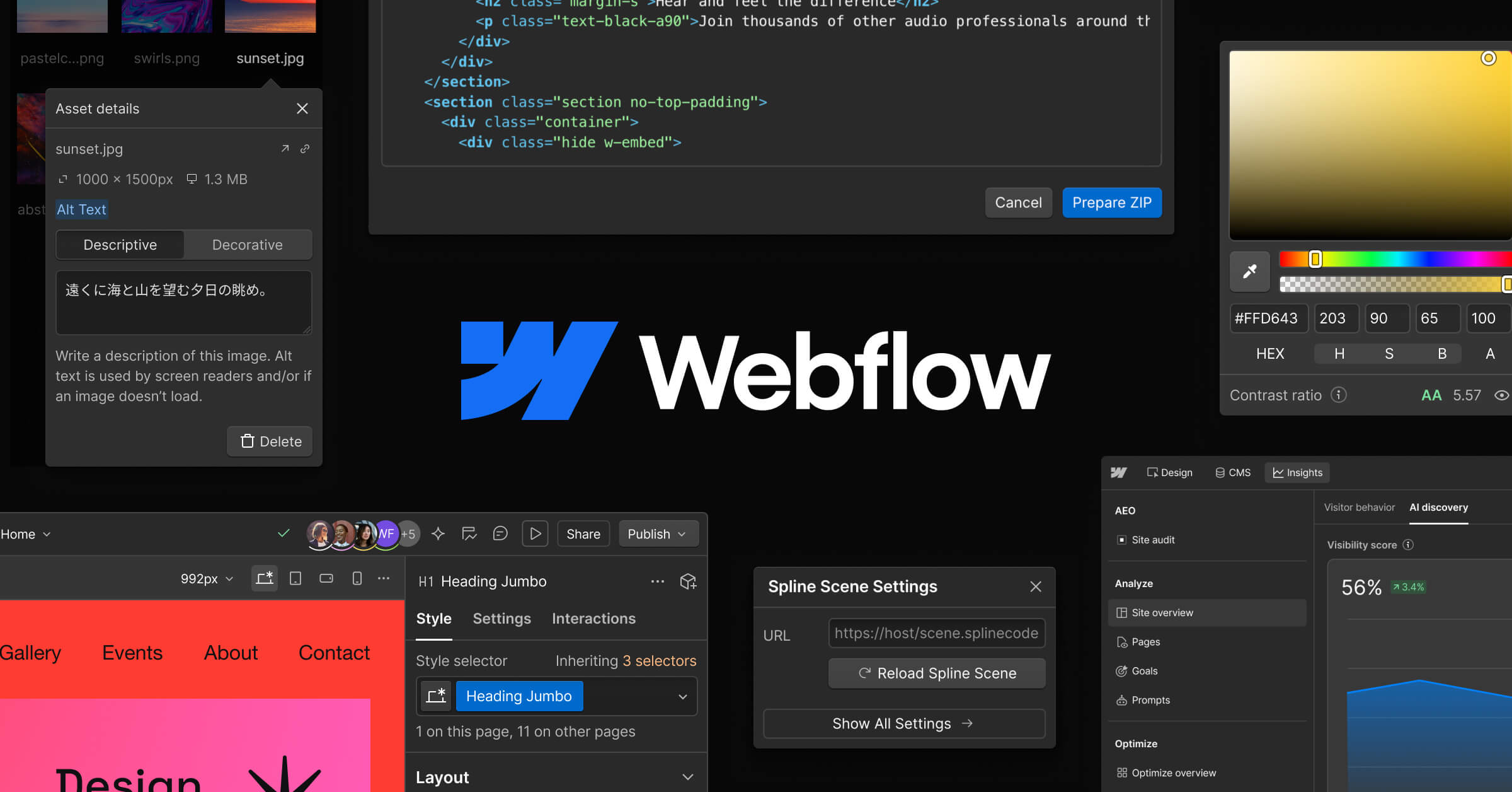 Webflow: The agentic web platform for modern businesses · Twitter