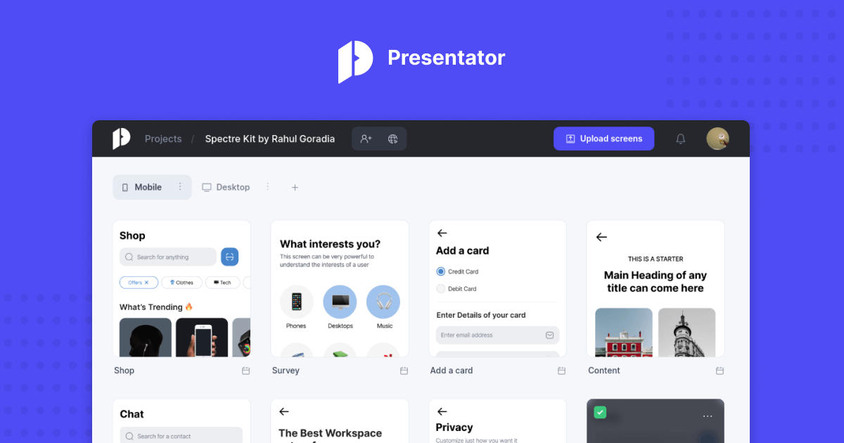Presentator · Twitter