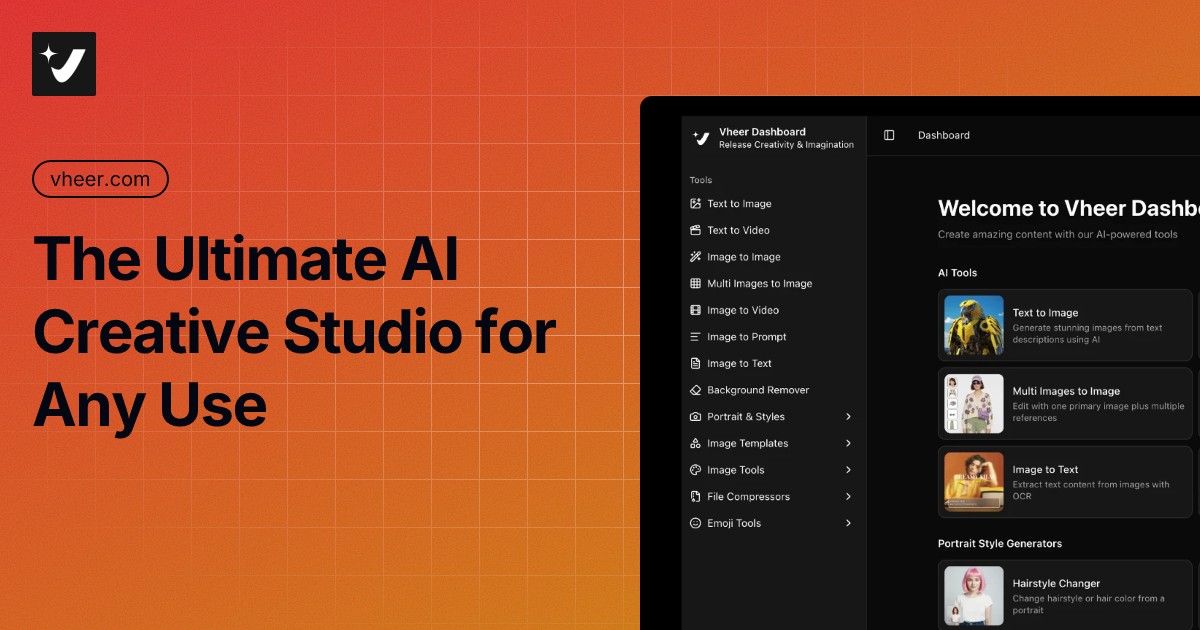 Free AI Image & Video Generator - Unlimited, No Signup | Vheer