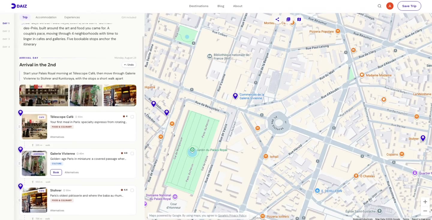 DAIZ: Trip Planner for Europe, Day-by-Day Itineraries · Twitter