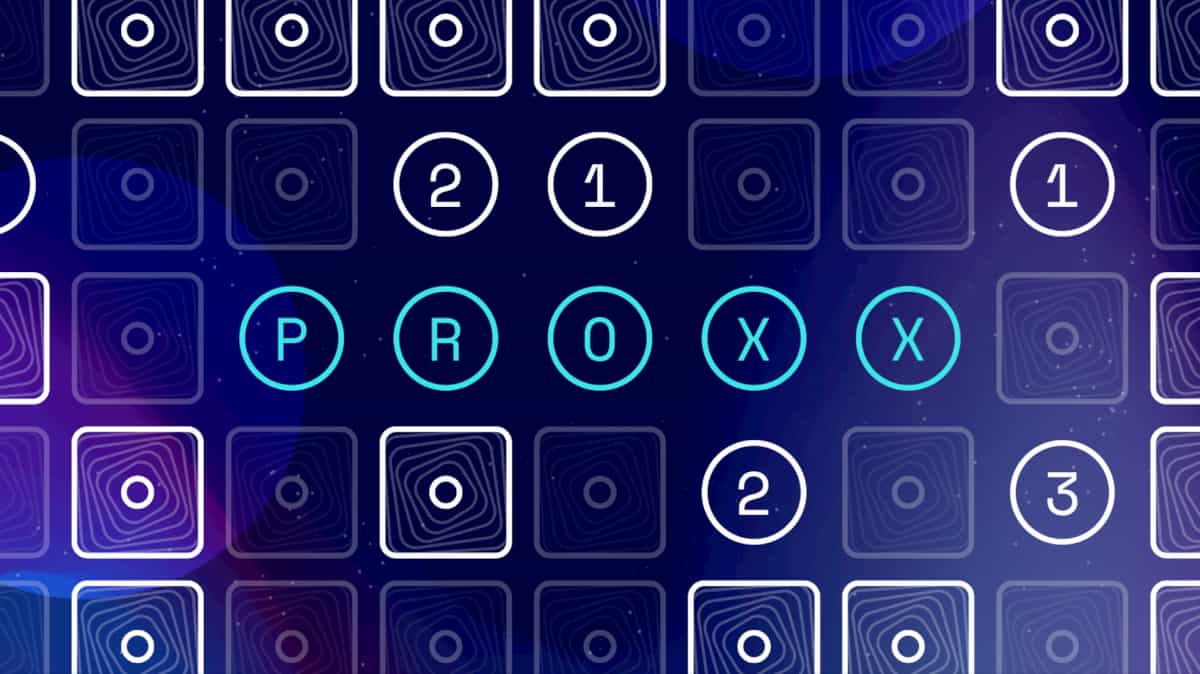 Game screen of the PROXX game
