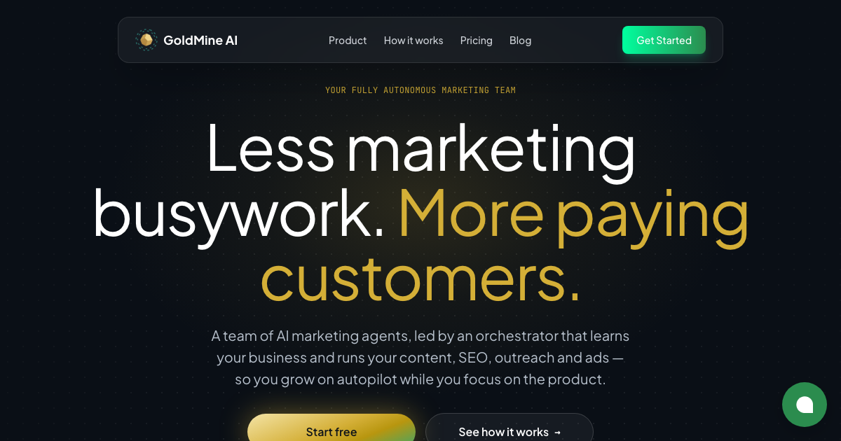 GoldMine AI — Your AI Marketing Team · Twitter