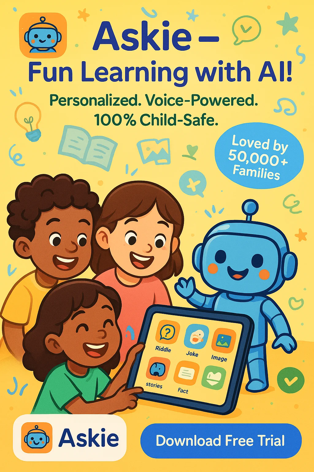 AI for Kids App: Learn, Create & Explore with Askie