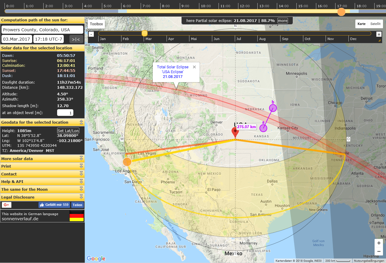SunCalc sun position- und sun phases calculator · Twitter