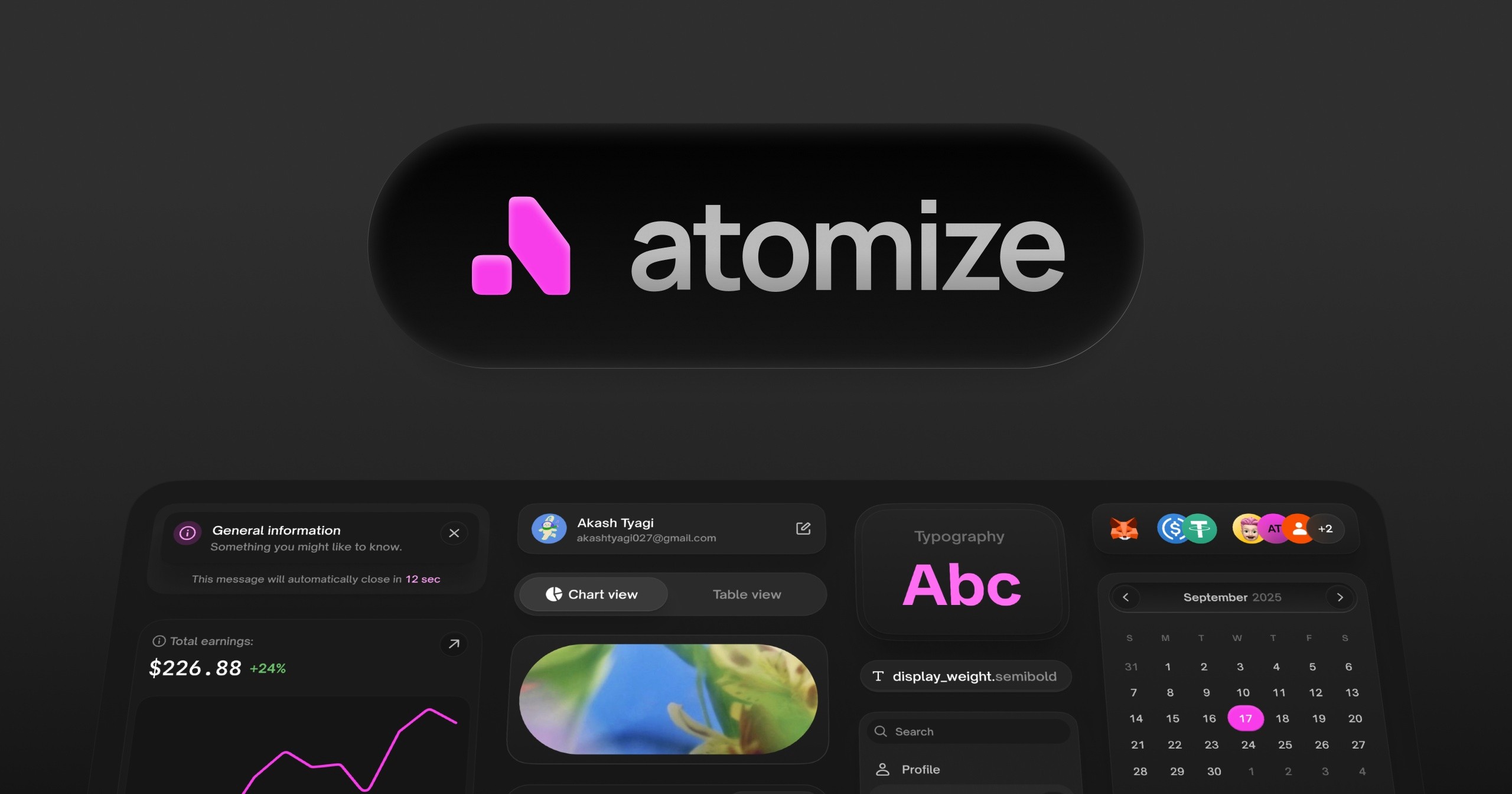 Atomize Design System · Twitter