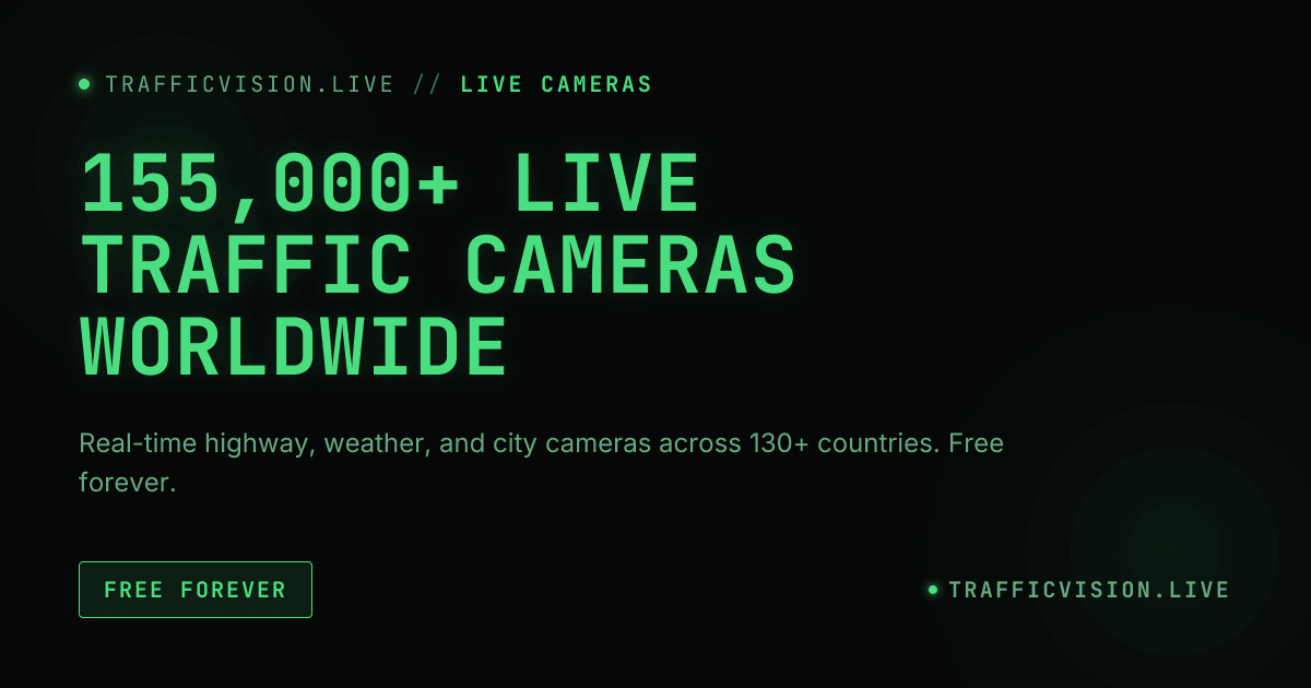 Live Traffic Cameras: All 155,000+ Worldwide Highway, Street & Road Cam Feeds · Twitter