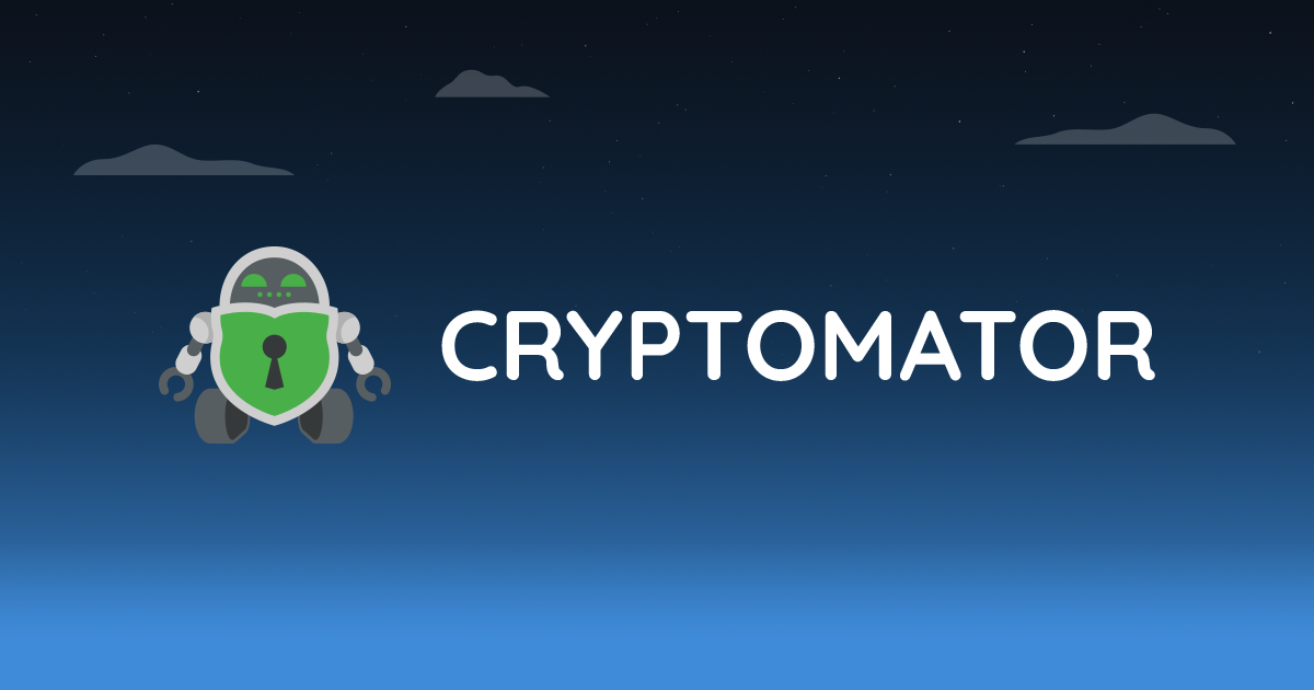 Cryptomator - Free & Open-Source Cloud Storage Encryption · Twitter