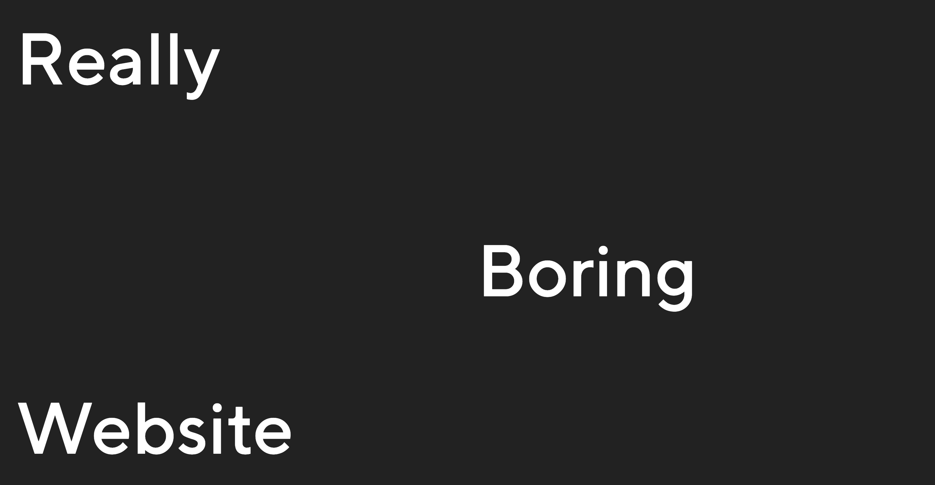 Really Boring Website · Twitter