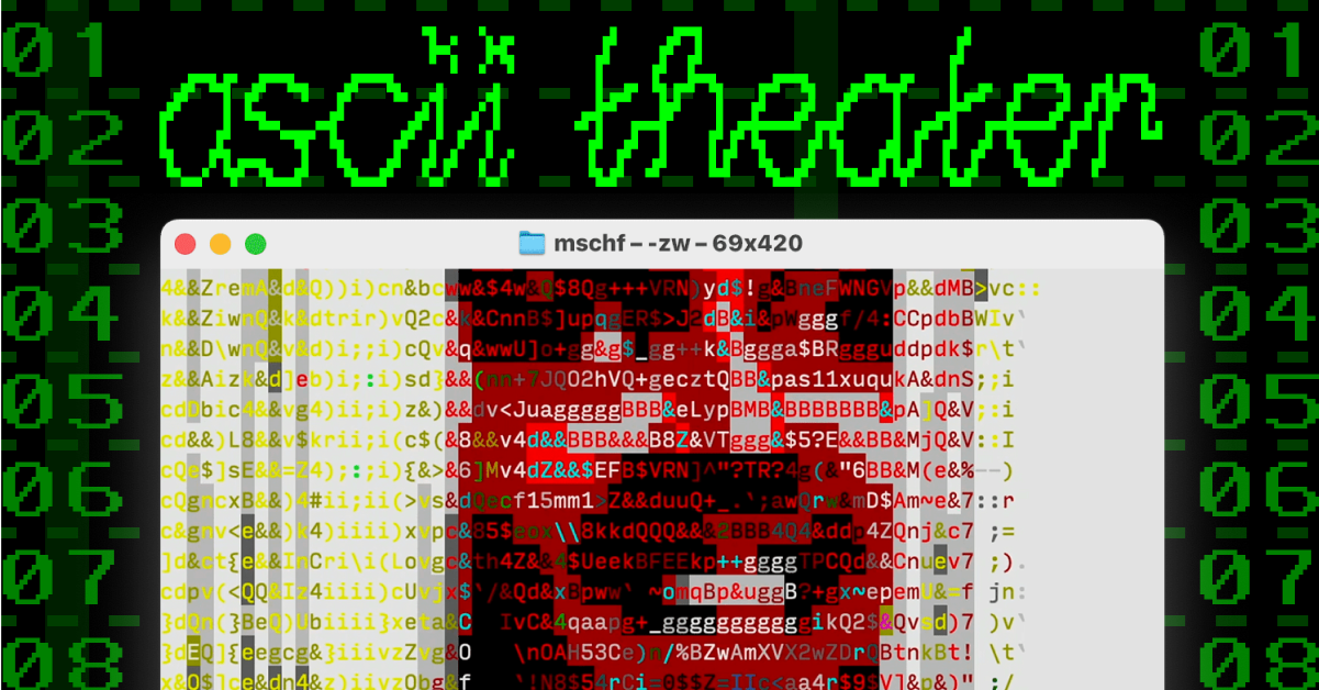 ASCII Theater · Twitter