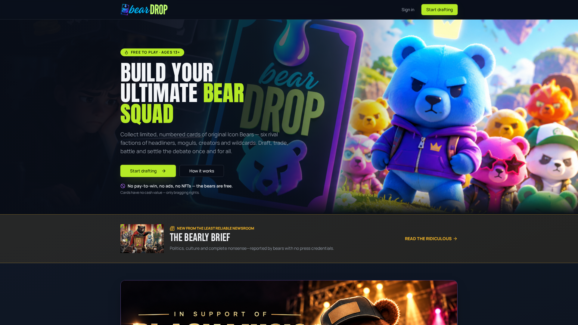 Beardrop — Build your ultimate Bear Squad · Twitter