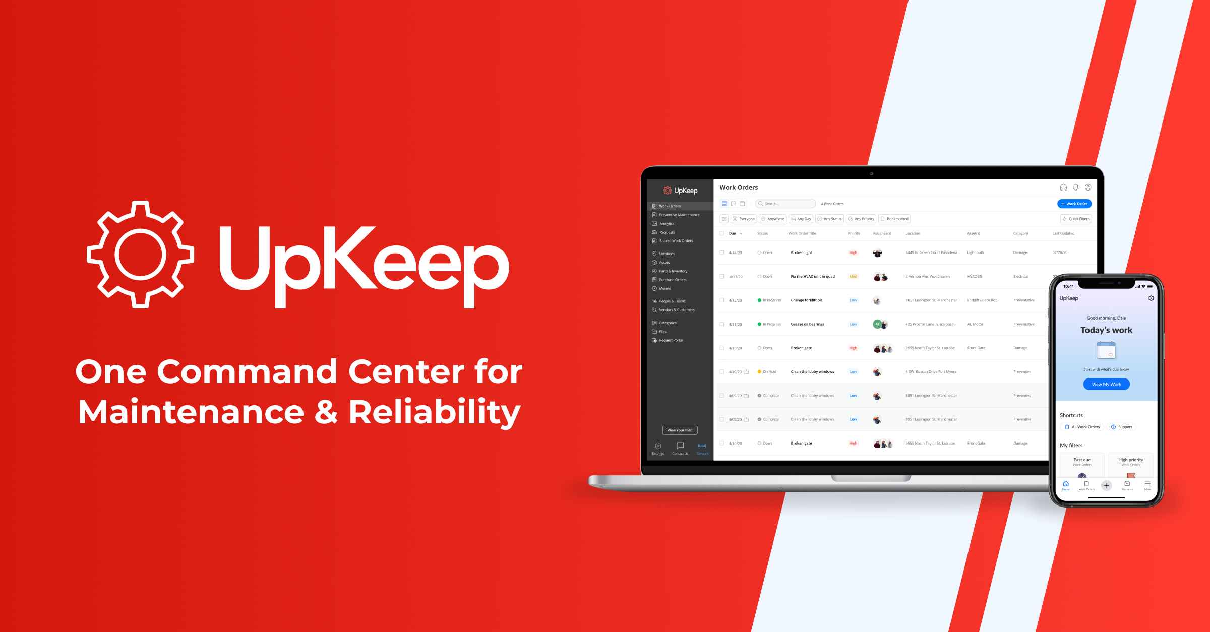 UpKeep CMMS Software helps maintenance teams manage work orders, assets, and preventive tasks efficiently from any device.