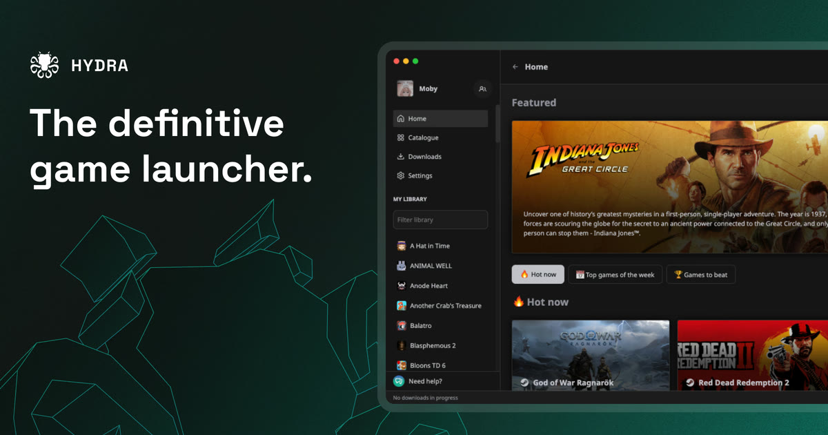 Hydra Launcher Banner