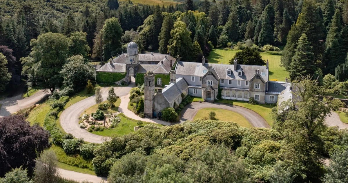 Craigengillan Estate from the air