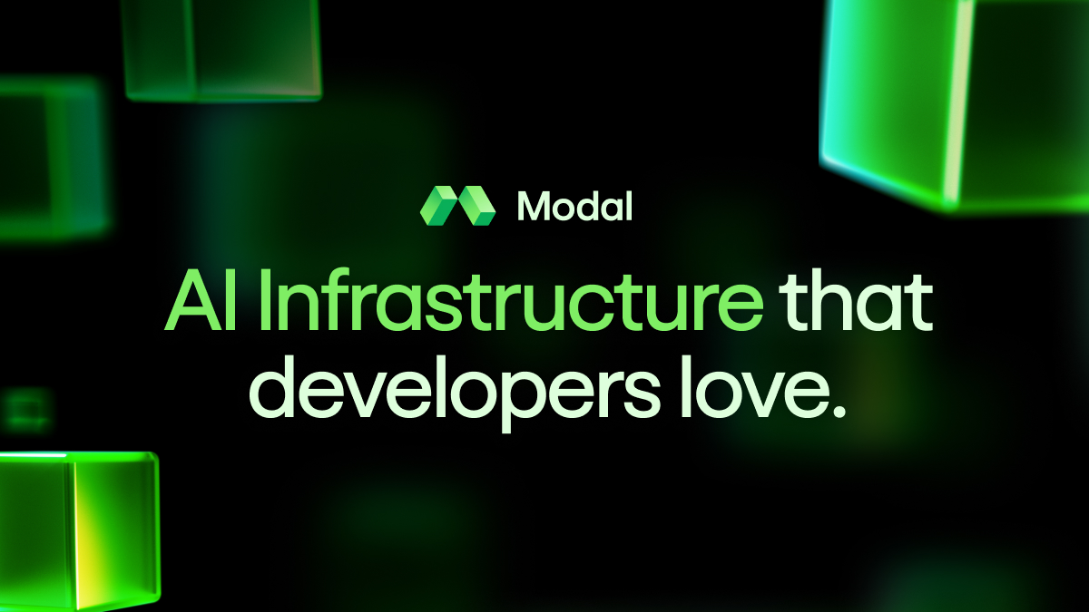 Modal: High-performance AI infrastructure · Twitter