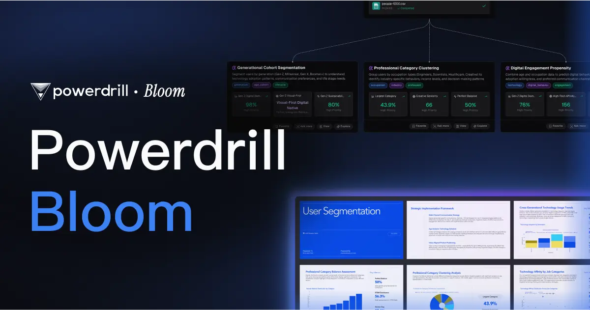 Powerdrill Bloom - Your AI Workspace with Memory
