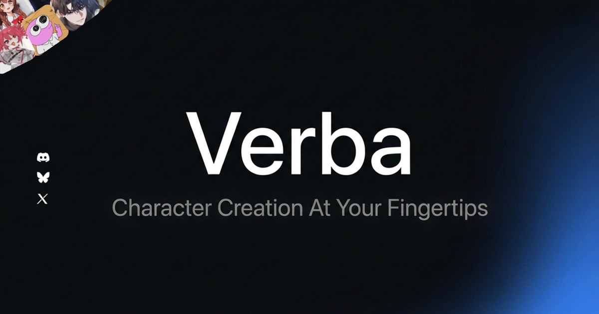 Verba - Character Creation At Your Fingertips