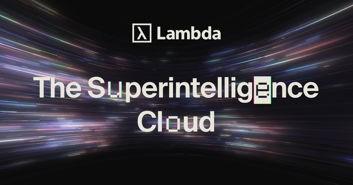 AI compute in the cloud | Lambda · Twitter