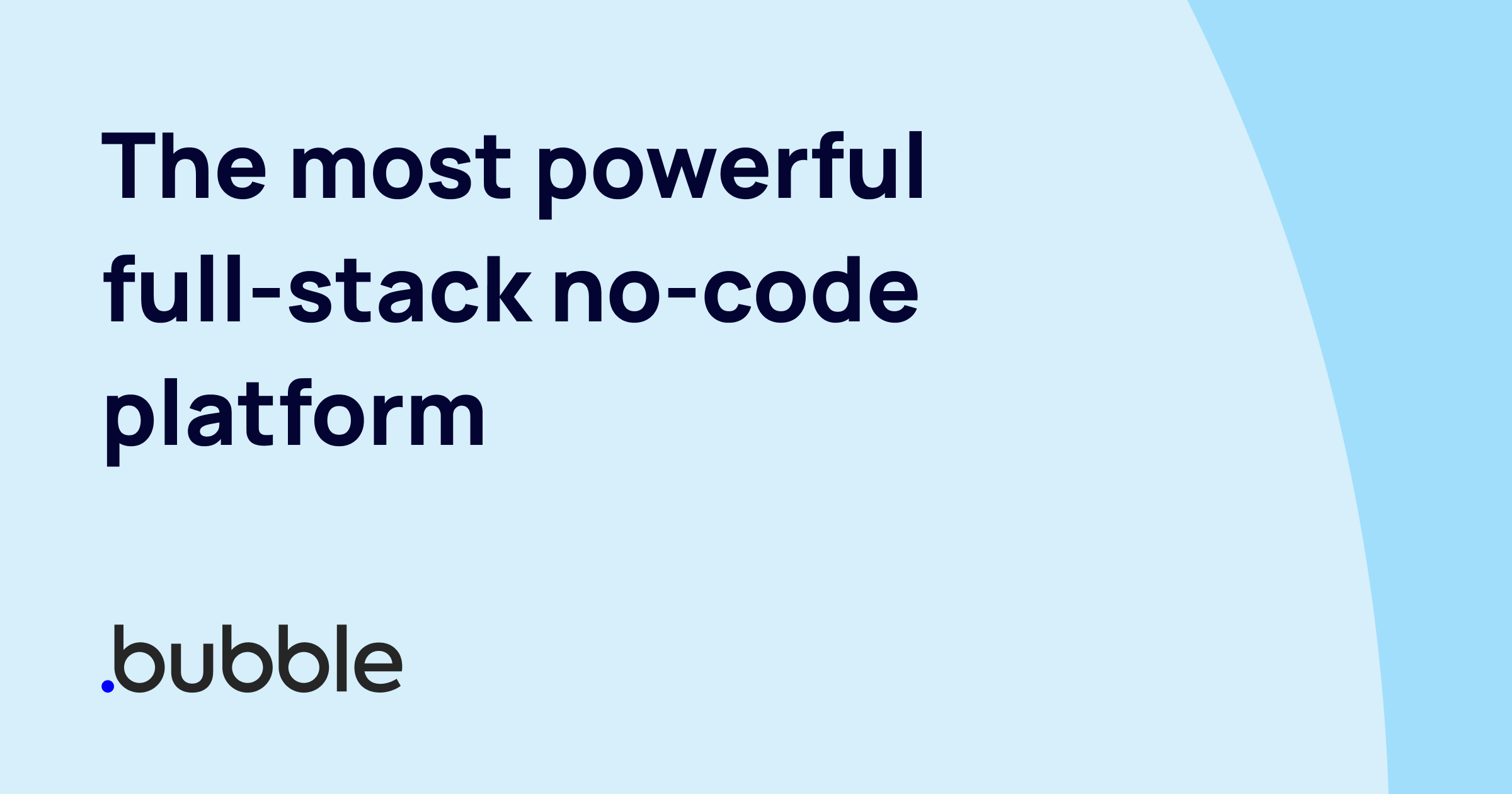 The most powerful no-code platform · Twitter