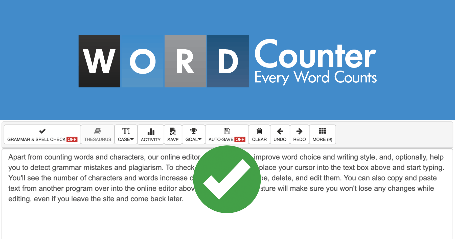 WordCounter - Count Words & Correct Writing · Twitter