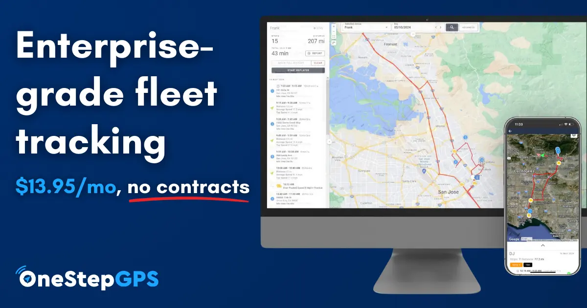 Fleet Tracking - $13.95/mo | NO Contracts, NO Equipment Cost | One Step GPS · Twitter