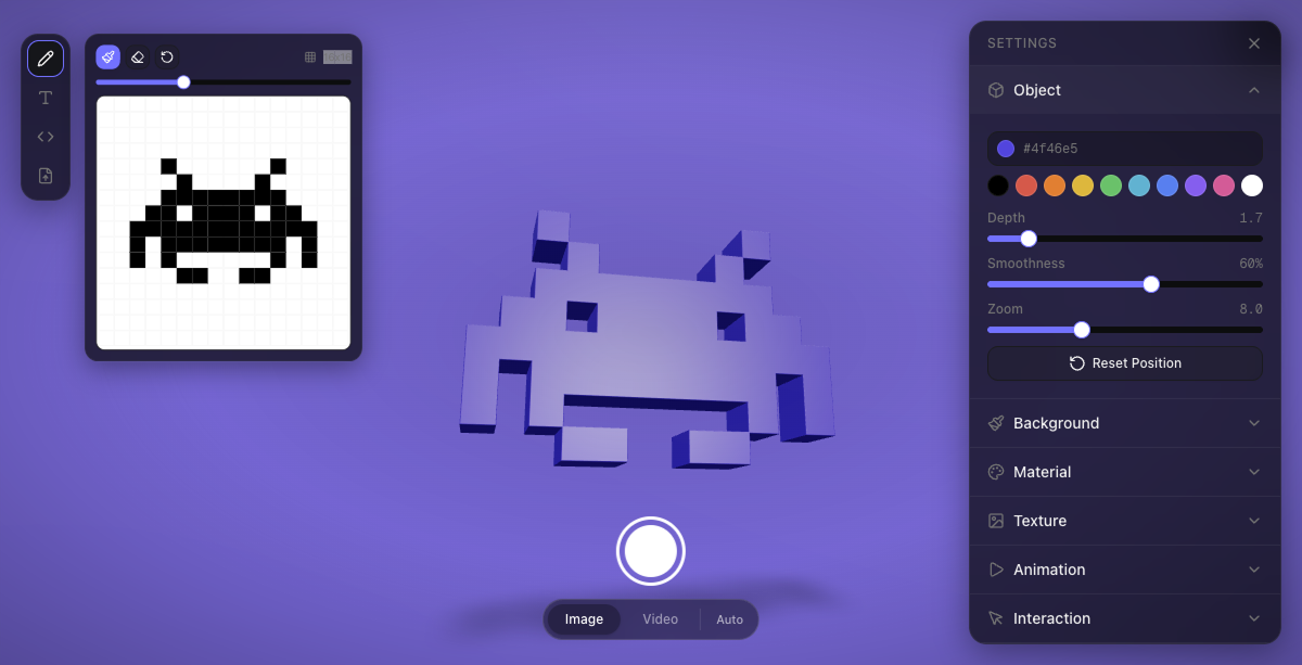 3dsvg — The easiest way to turn SVGs into 3D · Twitter