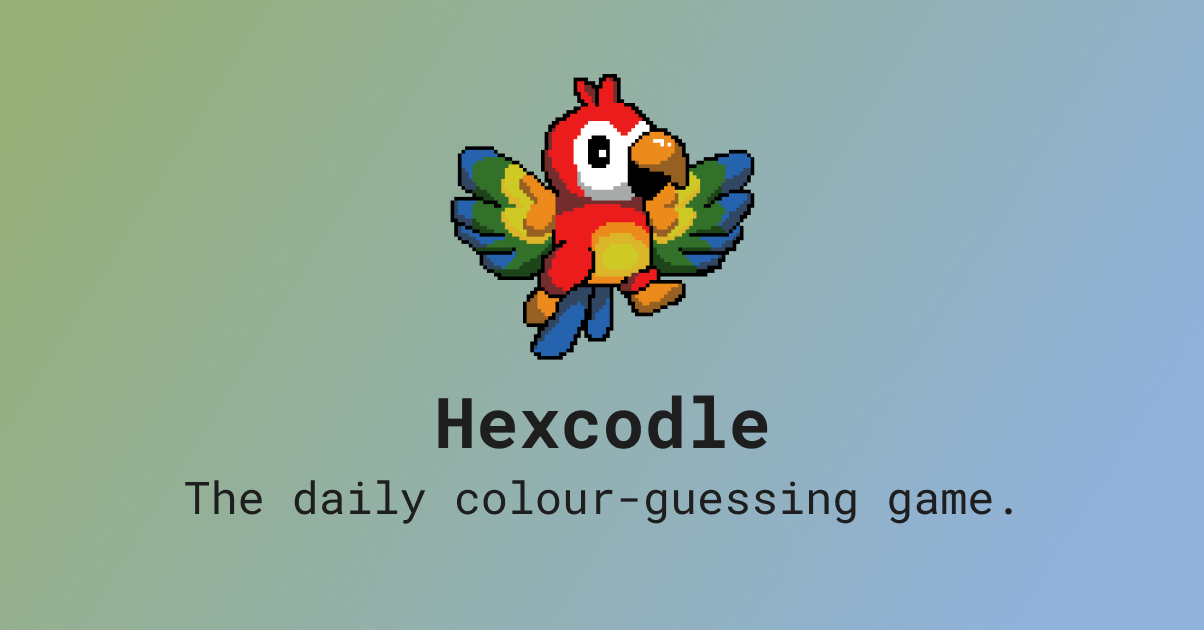 Hexcodle - The Daily Hexcode Guessing Game! · Twitter