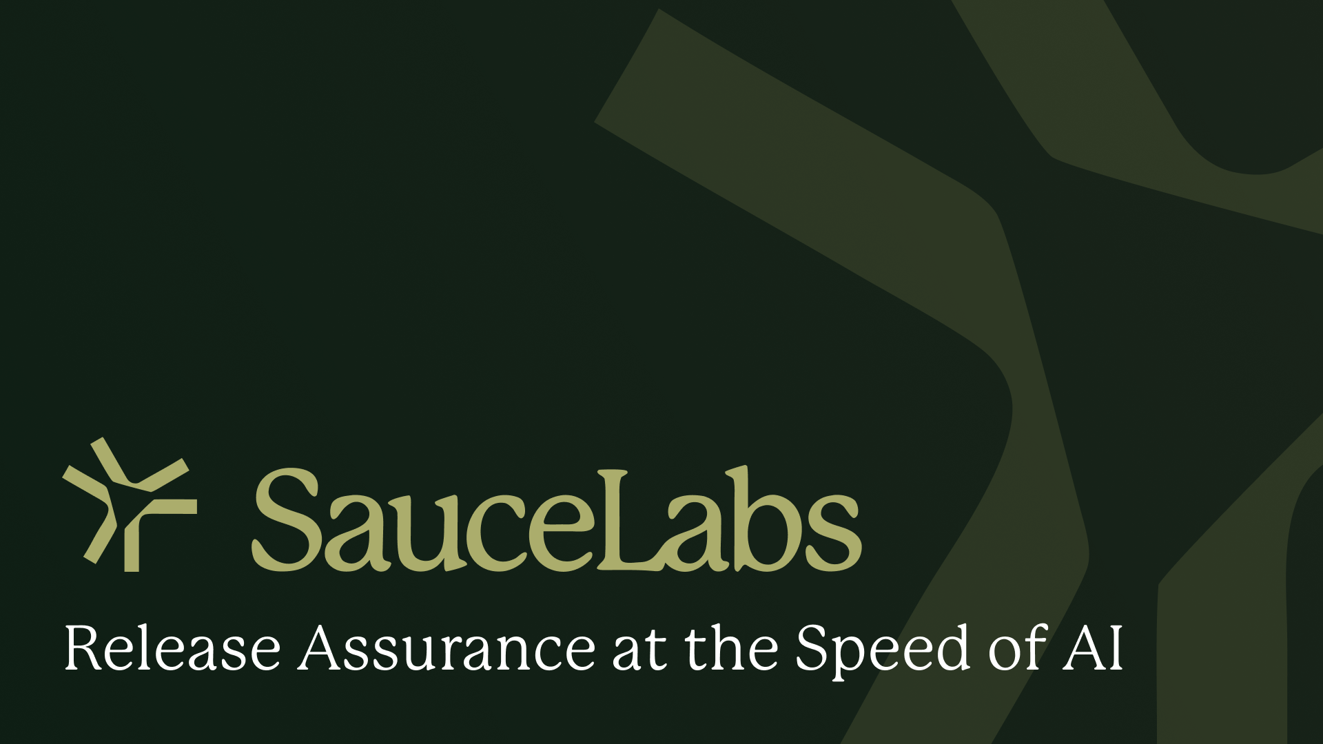 Sauce Labs: AI-Unified Release Assurance Platform · Twitter