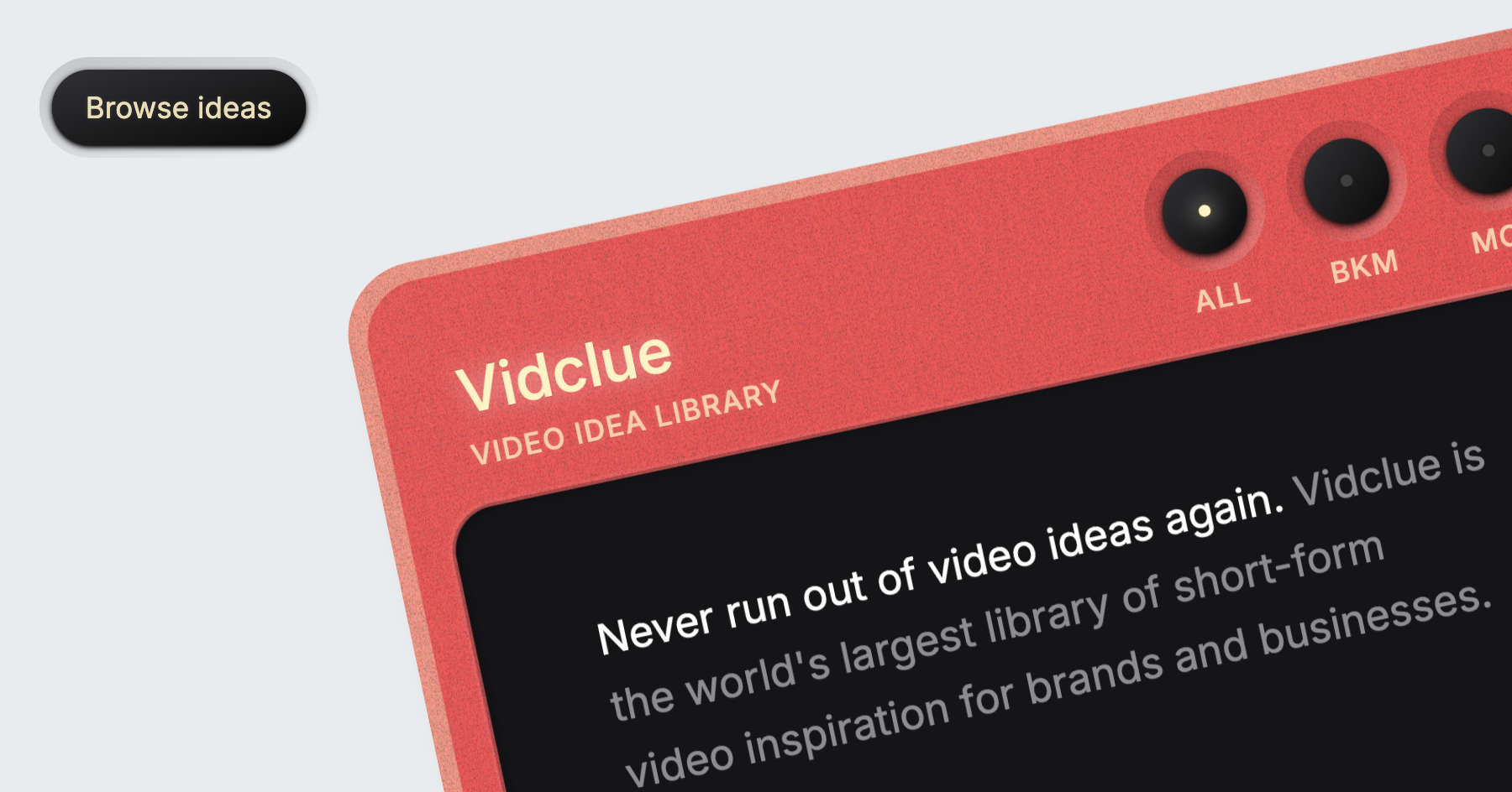 Vidclue - Video ideas for business · Twitter