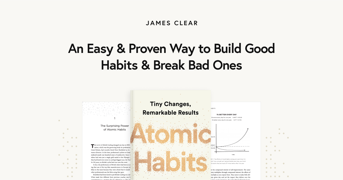 Hi, I'm James Clear. · Twitter