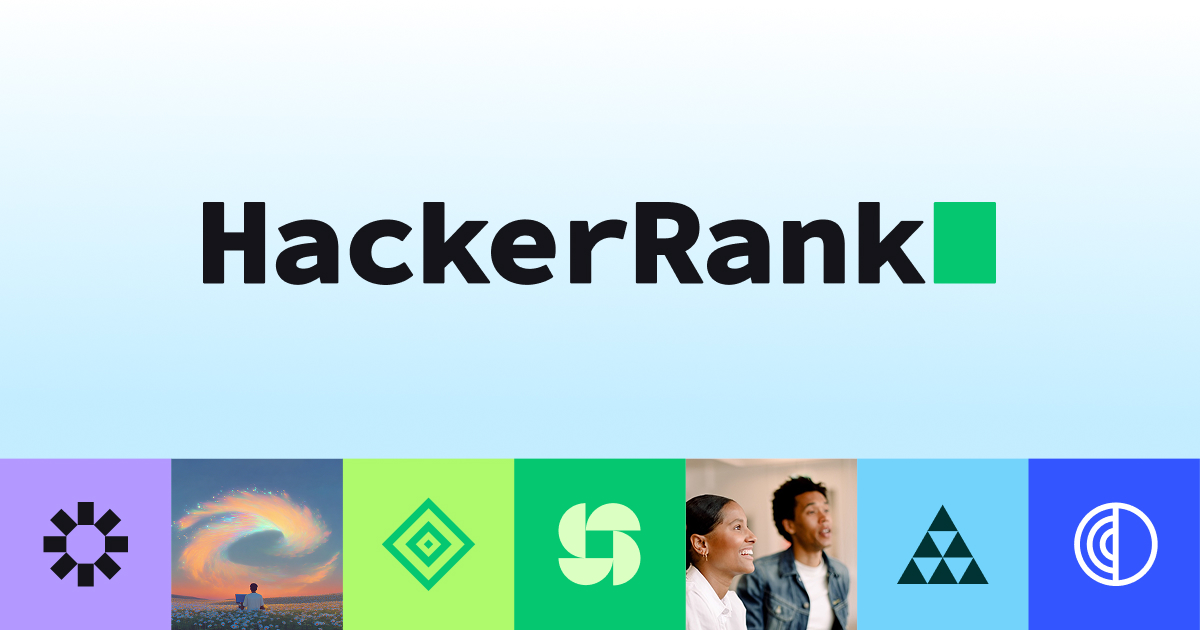 HackerRank - Online Coding Tests and Technical Interviews · Twitter