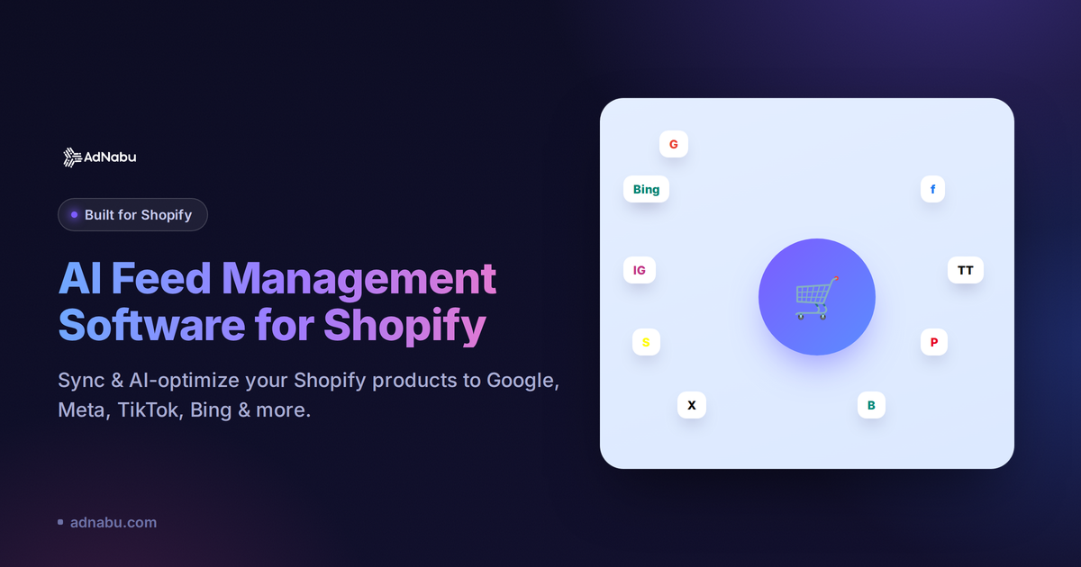 AdNabu: Product Feed Management Software for Shopify · Twitter