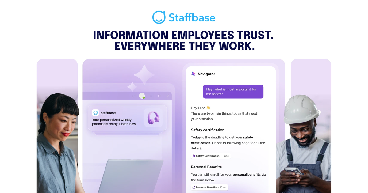 Staffbase | AI-native Intranet and Employee Experience Platform · Twitter