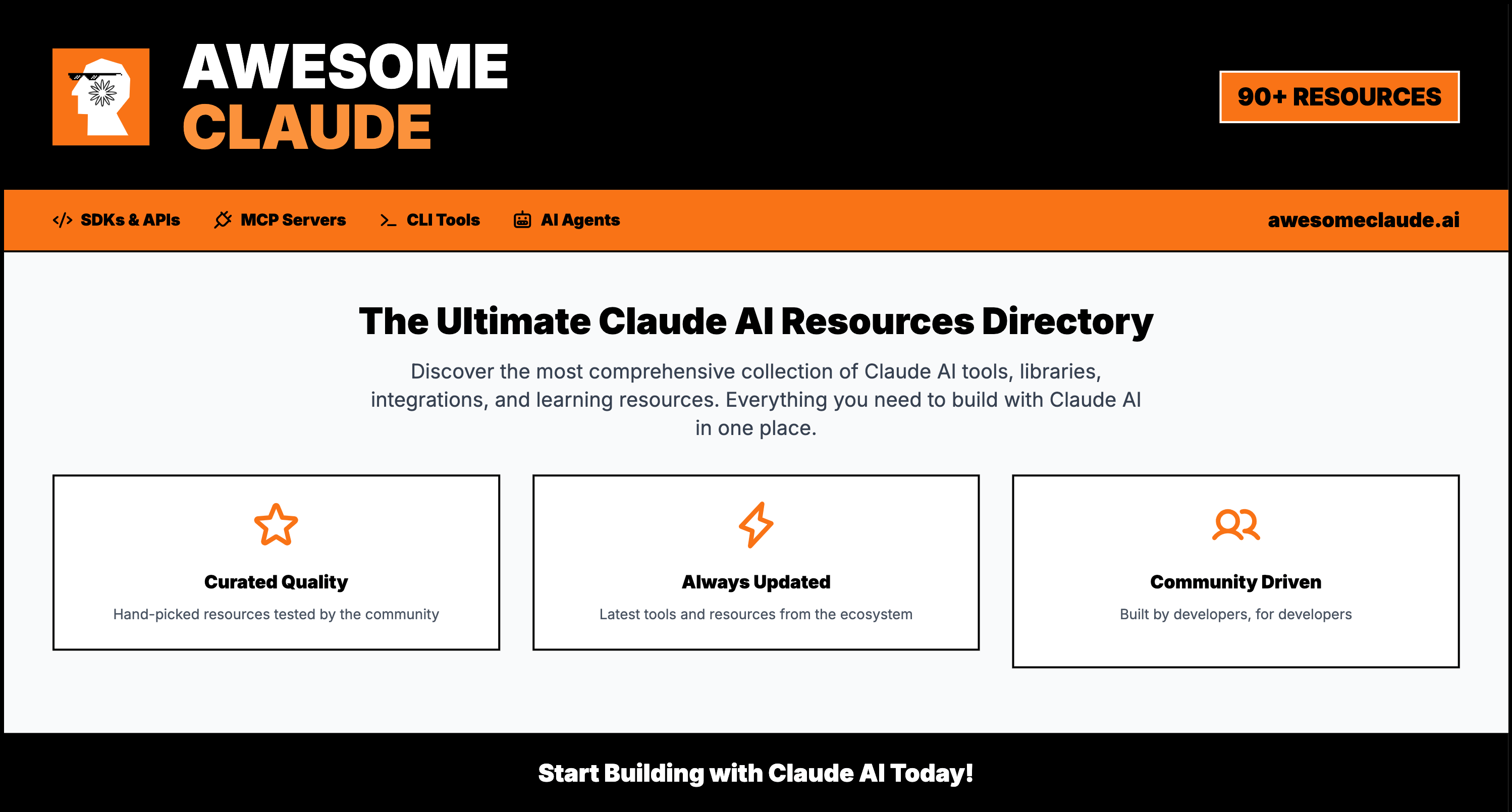 Awesome Claude - AI Resources Directory