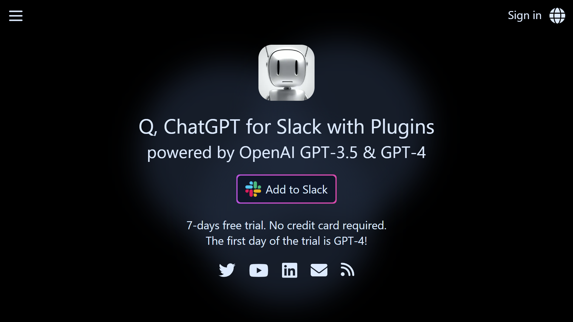 Home - Q, ChatGPT for Slack