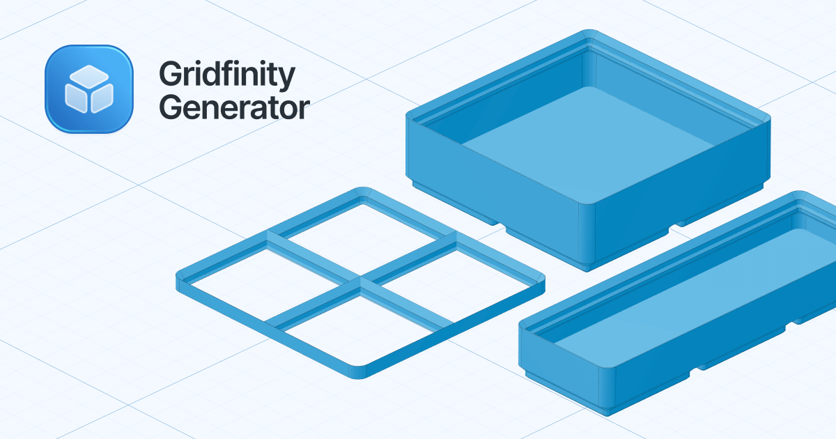Box model generated with Gridfinity Generator