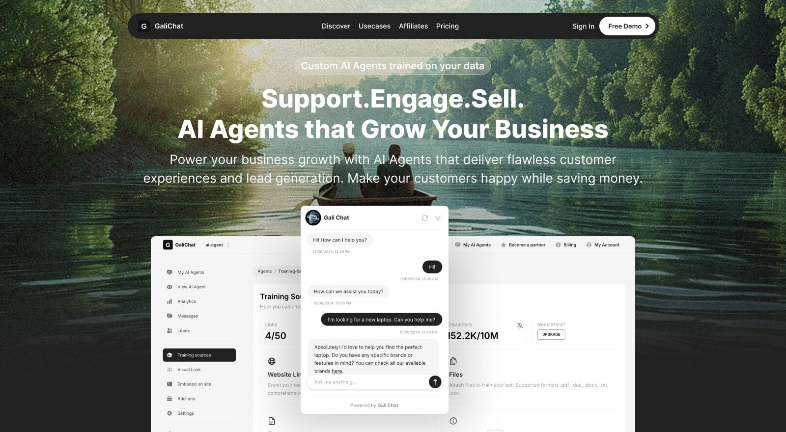 GaliChat – AI Agents that Grow Your Business · Twitter