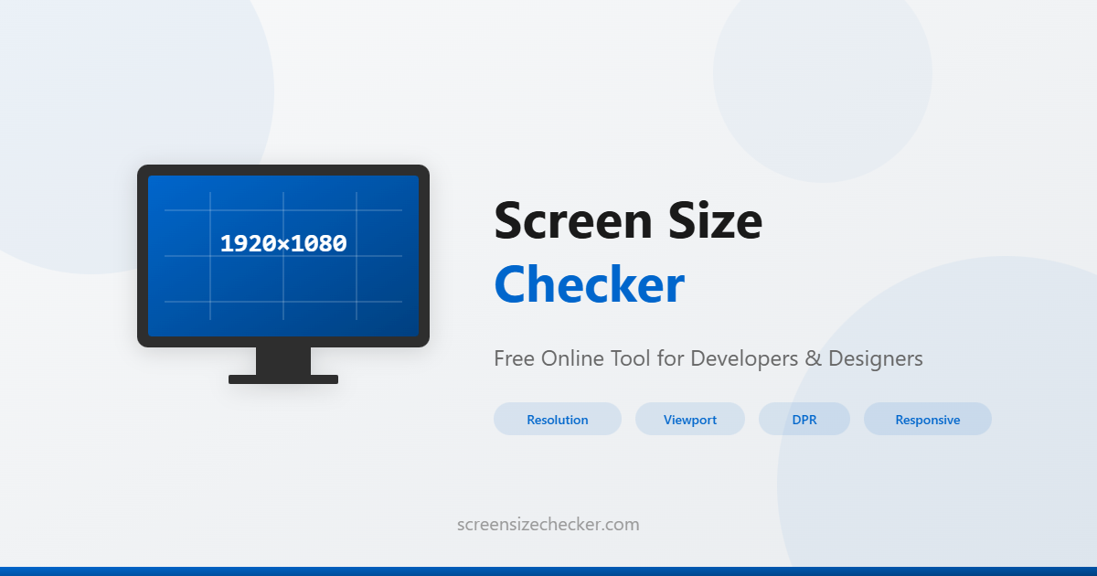 What Is My Screen Size? Instant Screen Resolution Checker · Twitter